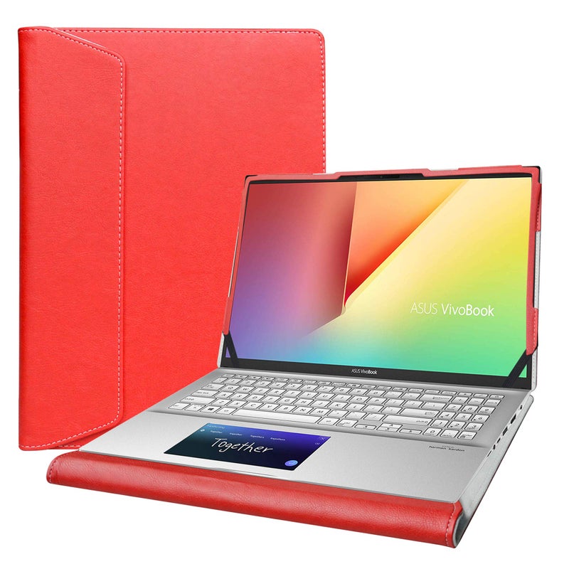 Alapmk Protective Case for Asus VivoBook S15 S532FA/VivoBook 15 F512DA F512FA X512FA/Q547FD Q537FD/ZenBook Flip 15 Q538EI Q528EH & Case for Lenovo IdeaPad Slim 7 GTX/IdeaPad Slim 7 15IIL05,Red - Image 1